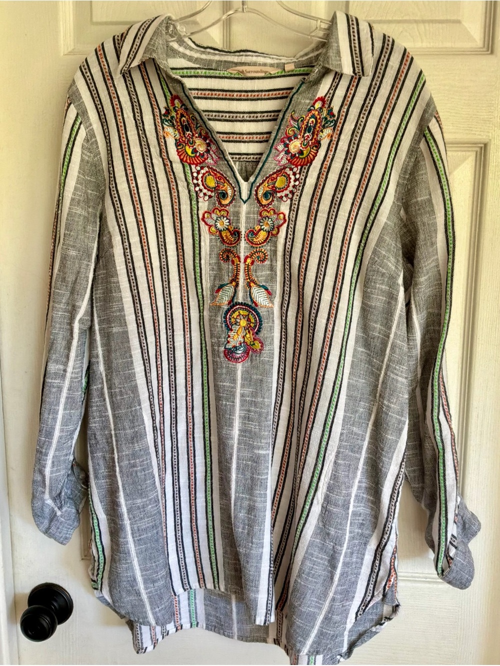 SODT SURROUNDINGS….embroidery blouse